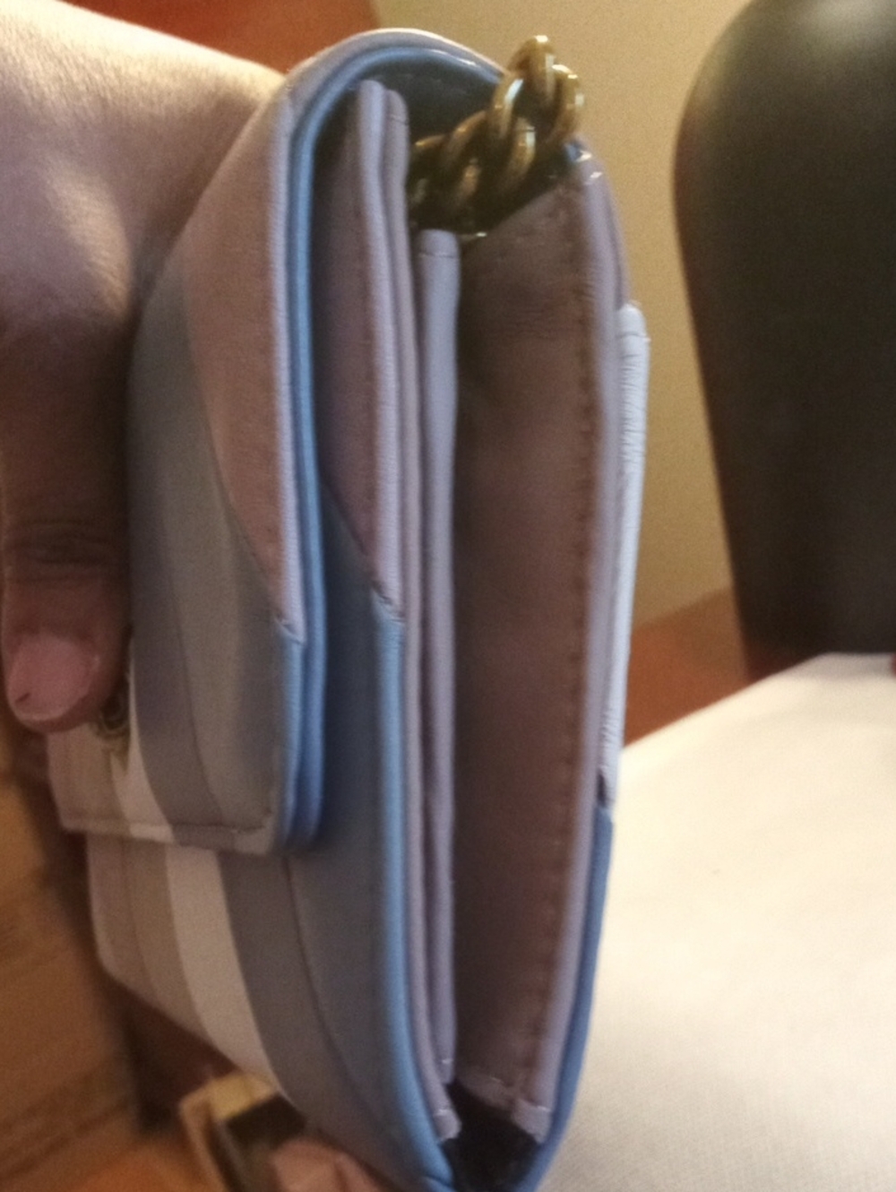Kurt Geiger london leather crossbody.Blue multicolor. - Picture 5 of 8